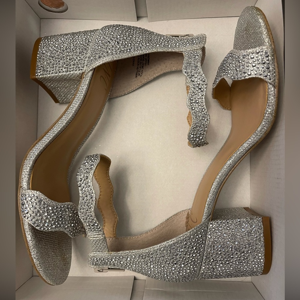 INC beautiful bedazzled sparkly heels
